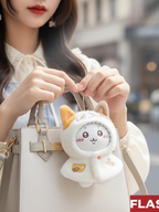 吉伊卡哇 Chiikawa | 小八絨毛娃娃吊飾 | 三花貓款