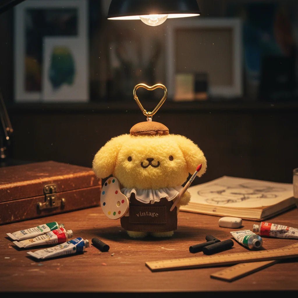 三麗鷗 | 布丁狗絨毛娃娃吊飾 | 小畫家款 10cm - 圖2 | 潮巢 Nestory