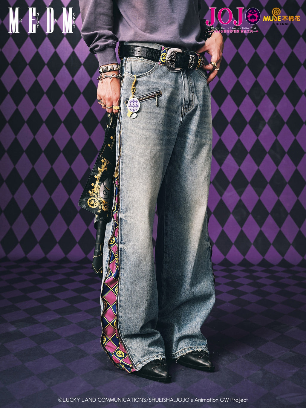 JOJO 的奇妙冒險 布魯諾·布加拉提 牛仔褲 商品圖
