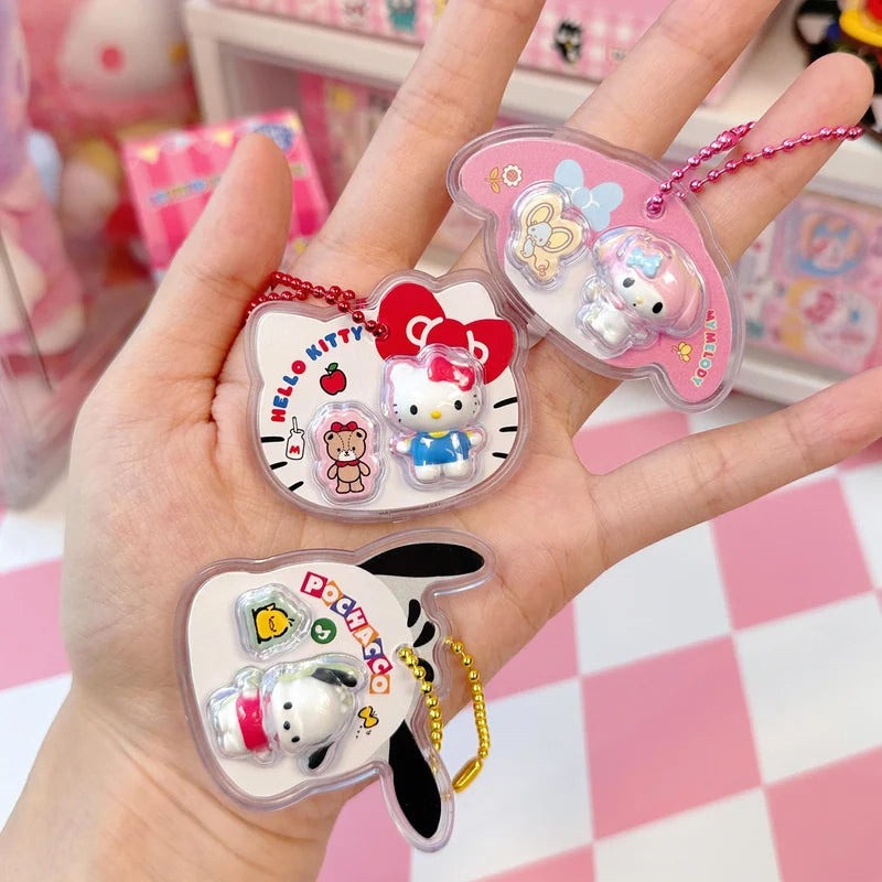 三麗鷗 Sanrio 萬代 Bandai 家族米粒公仔吊飾盲盒 商品圖 1