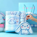 三麗鷗 Sanrio 大耳狗 Cinnamoroll 格子浴巾禮盒 商品圖 1