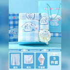三麗鷗 Sanrio 大耳狗 Cinnamoroll 格子浴巾禮盒 商品圖 10