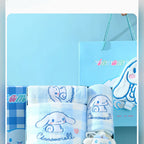 三麗鷗 Sanrio 大耳狗 Cinnamoroll 格子浴巾禮盒 商品圖 14