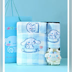 三麗鷗 Sanrio 大耳狗 Cinnamoroll 格子浴巾禮盒 商品圖 25