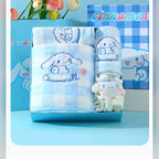 三麗鷗 Sanrio 大耳狗 Cinnamoroll 格子浴巾禮盒 商品圖 29