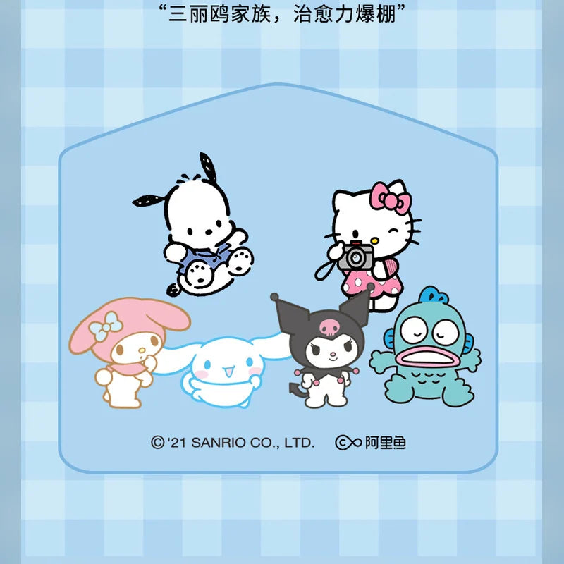 三麗鷗 Sanrio 大耳狗 Cinnamoroll 格子浴巾禮盒 商品圖 33