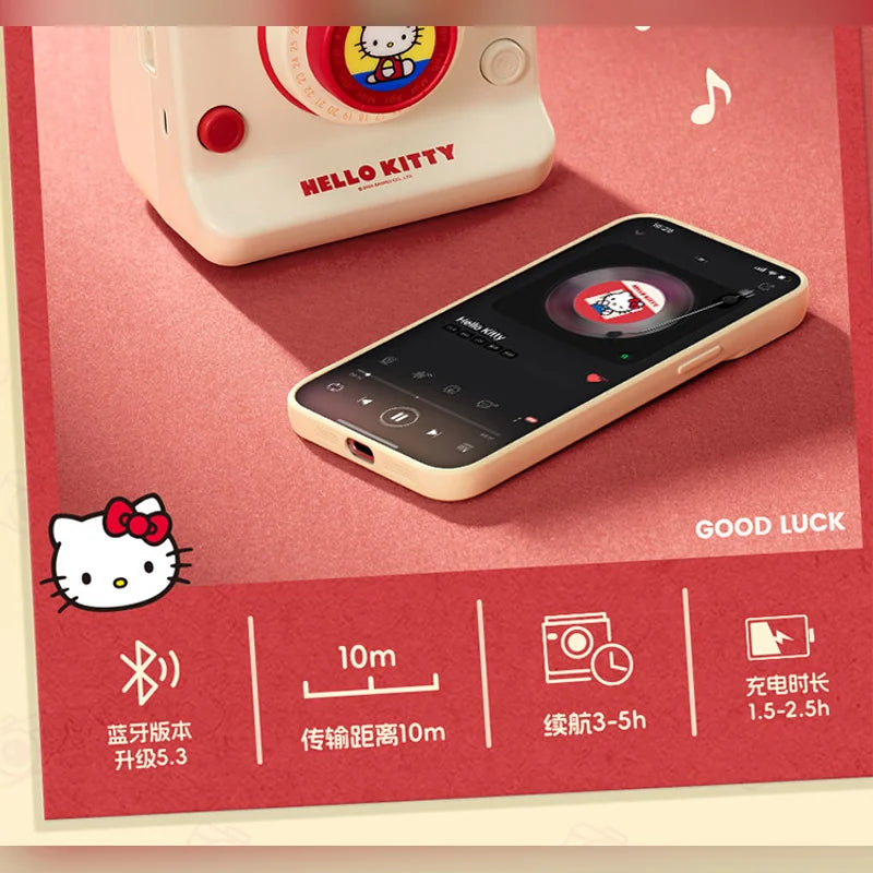 三麗鷗 Sanrio 凱蒂貓 Hello Kitty 拍立得造型藍牙音箱 商品圖 8