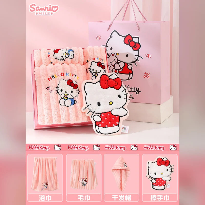 三麗鷗 Sanrio 凱蒂貓 Hello Kitty 浴巾毛巾禮盒 商品圖 11