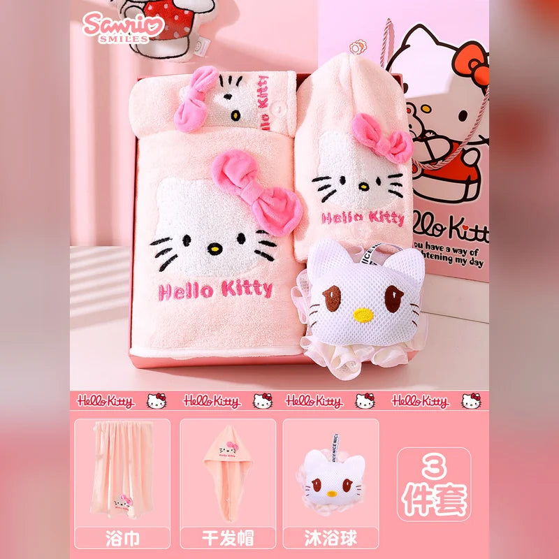 三麗鷗 Sanrio 凱蒂貓 Hello Kitty 浴巾毛巾禮盒 商品圖 15