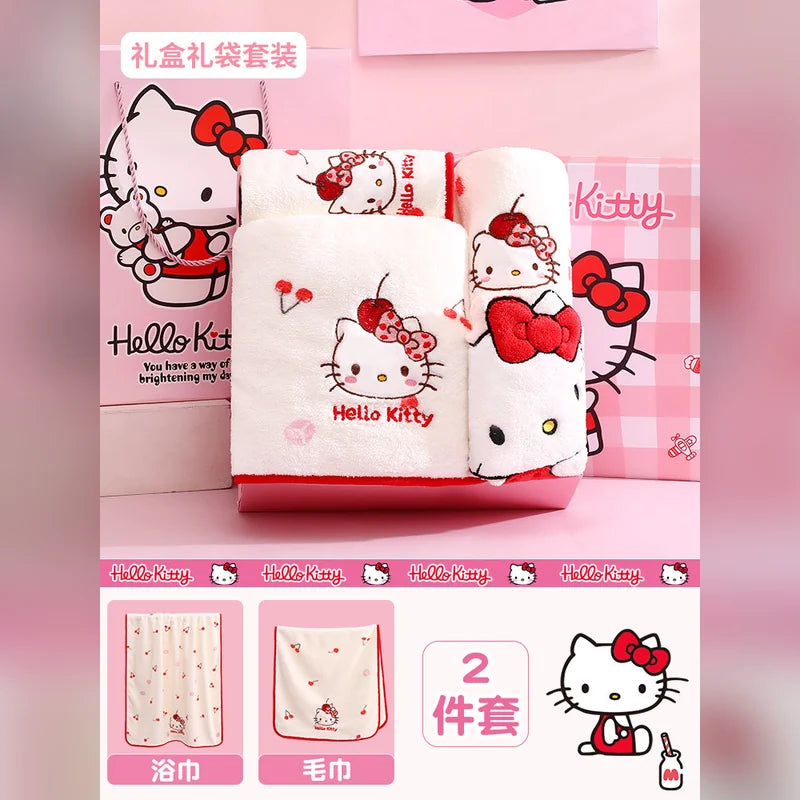 三麗鷗 Sanrio 凱蒂貓 Hello Kitty 浴巾毛巾禮盒 商品圖 20