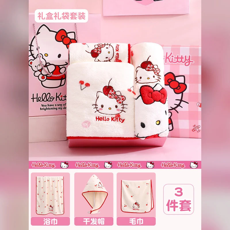 三麗鷗 Sanrio 凱蒂貓 Hello Kitty 浴巾毛巾禮盒 商品圖 22