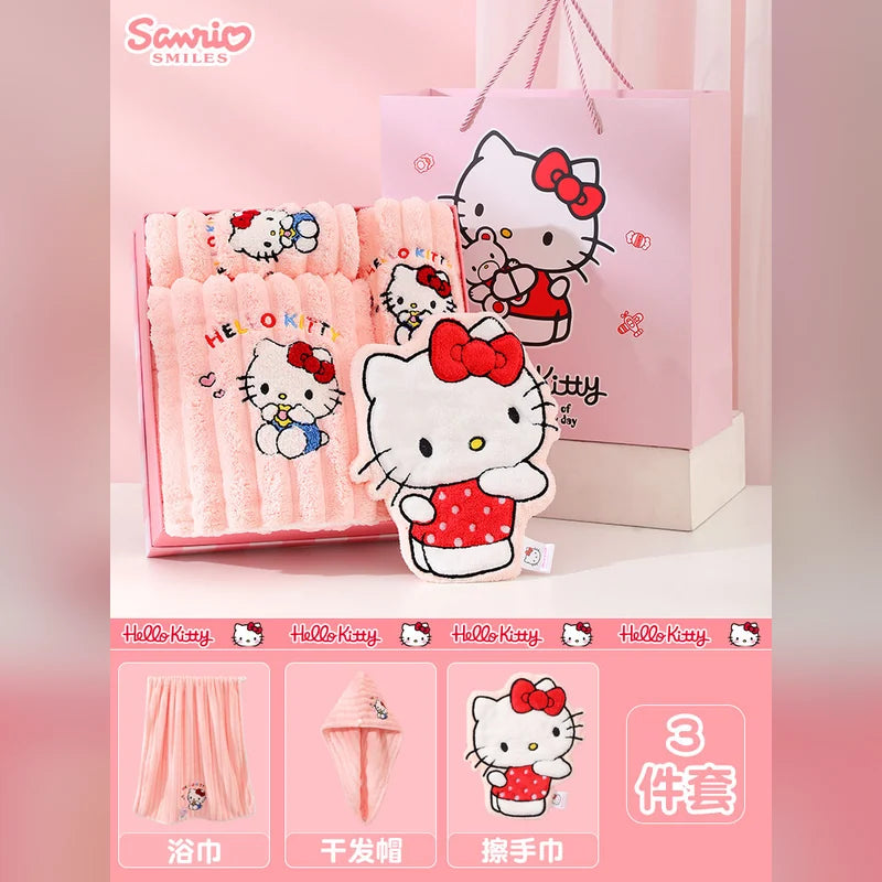 三麗鷗 Sanrio 凱蒂貓 Hello Kitty 浴巾毛巾禮盒 商品圖 9