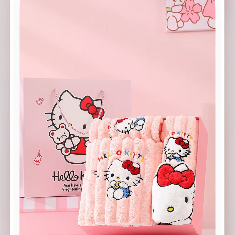 三麗鷗 Sanrio 凱蒂貓 Hello Kitty 浴巾毛巾禮盒 商品圖 41