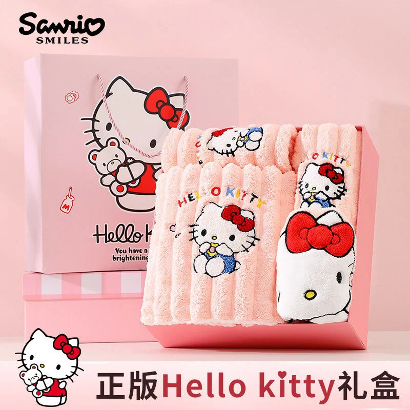 三麗鷗 Sanrio 凱蒂貓 Hello Kitty 浴巾毛巾禮盒 商品圖 1