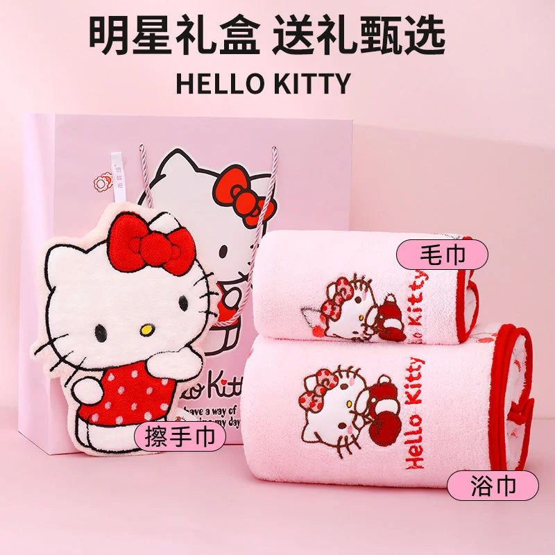 三麗鷗 Sanrio 凱蒂貓 Hello Kitty 浴巾毛巾禮盒 商品圖 4
