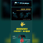 寶可夢 Pokémon CHERRY 皮卡丘噴火龍 MX 3.0S 109鍵機械鍵盤 商品圖 2