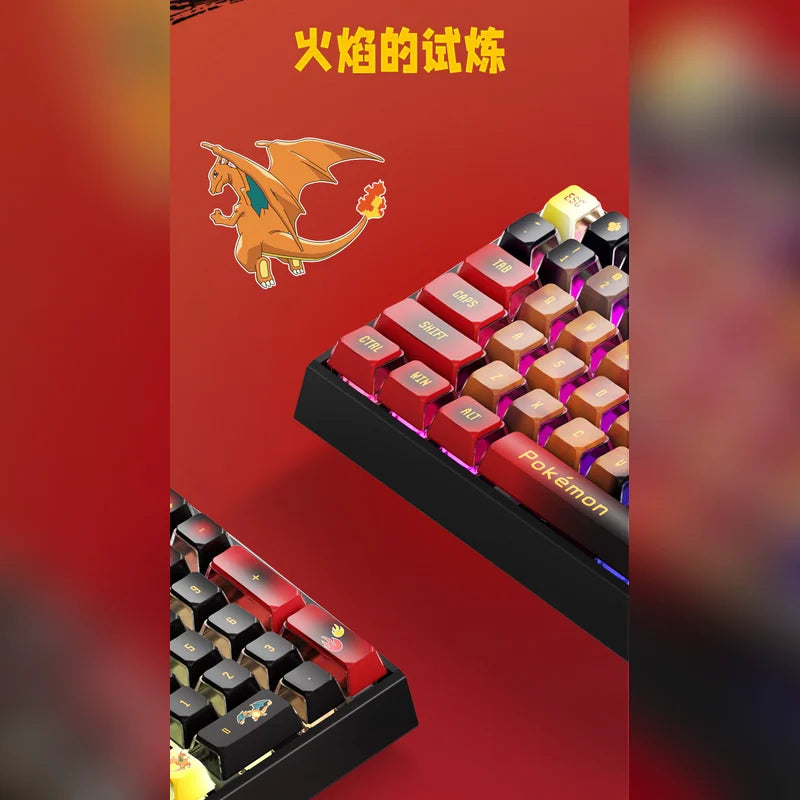 寶可夢 Pokémon CHERRY 皮卡丘噴火龍 MX 3.0S 109鍵機械鍵盤 商品圖 10