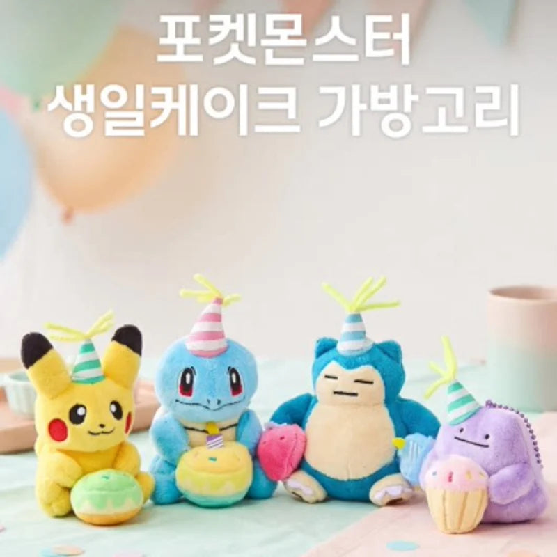 寶可夢 Pokémon 百變怪卡比獸傑尼龜蛋糕系列絨毛掛飾玩偶 商品圖 4