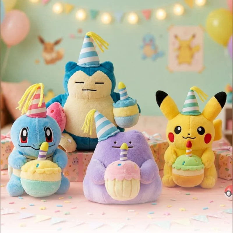 寶可夢 Pokémon 百變怪卡比獸傑尼龜蛋糕系列絨毛掛飾玩偶 商品圖 1