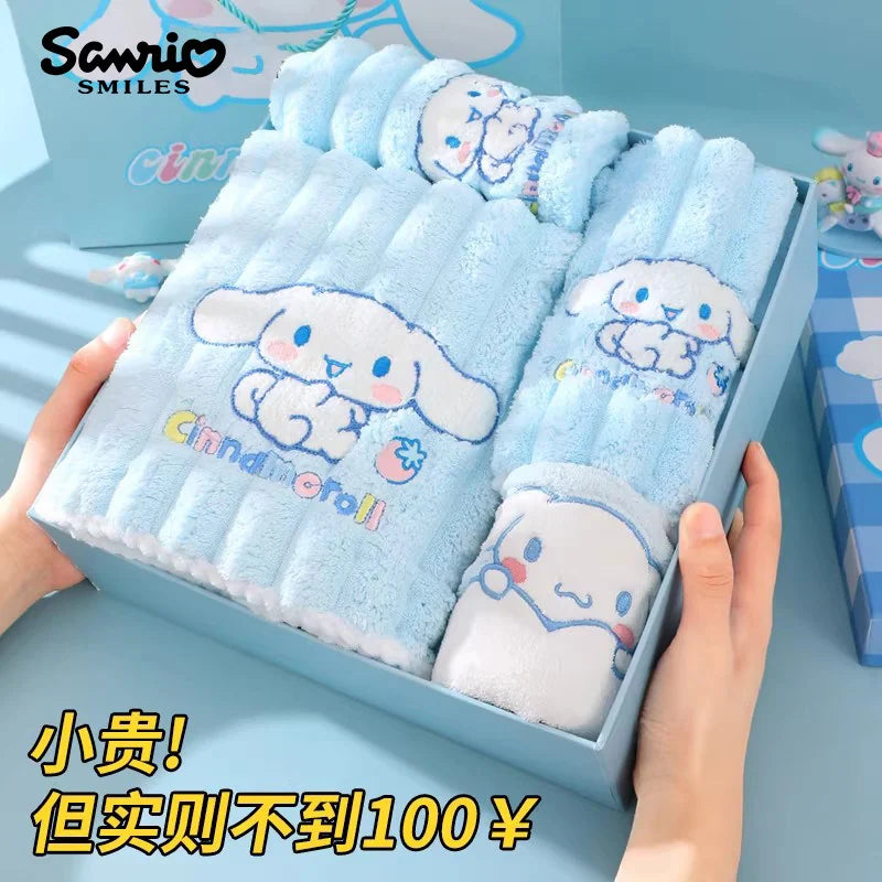 三麗鷗 Sanrio 大耳狗 Cinnamoroll 浴巾毛巾禮盒 商品圖 5
