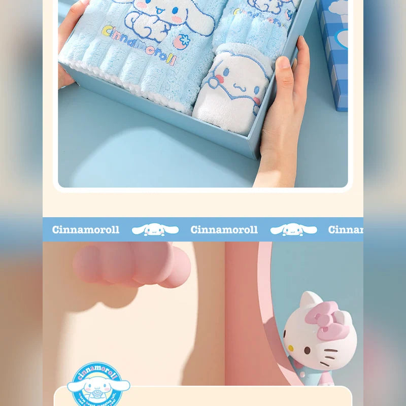 三麗鷗 Sanrio 大耳狗 Cinnamoroll 浴巾毛巾禮盒 商品圖 20