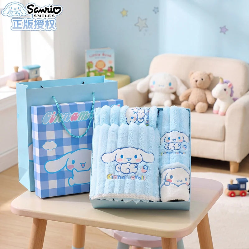 三麗鷗 Sanrio 大耳狗 Cinnamoroll 浴巾毛巾禮盒 商品圖 1