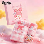 三麗鷗 Sanrio 美樂蒂 My Melody 格子浴巾禮盒 商品圖 4