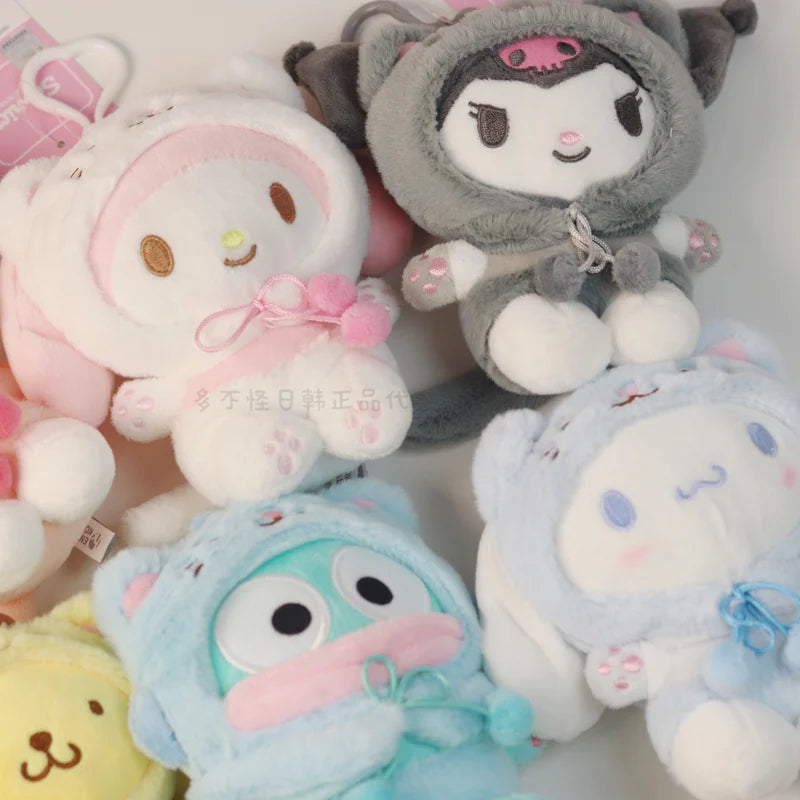 三麗鷗 Sanrio 貓咪頭套絨毛娃娃吊飾商品圖