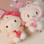 三麗鷗 Sanrio 貓咪頭套絨毛娃娃吊飾商品圖