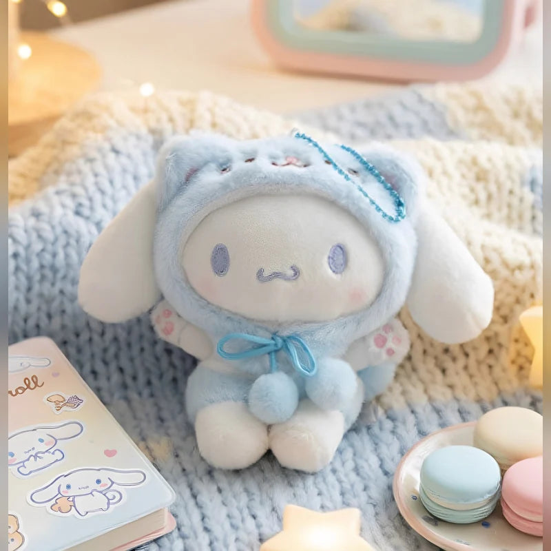 三麗鷗 Sanrio 貓咪頭套絨毛娃娃吊飾商品圖