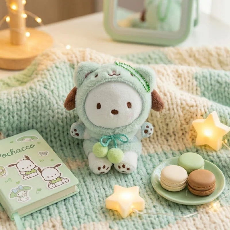 三麗鷗 Sanrio 貓咪頭套絨毛娃娃吊飾商品圖