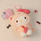 三麗鷗 Sanrio 貓咪頭套絨毛娃娃吊飾商品圖