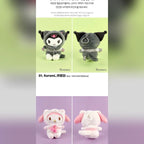 三麗鷗 Sanrio 貓咪頭套絨毛娃娃吊飾商品圖