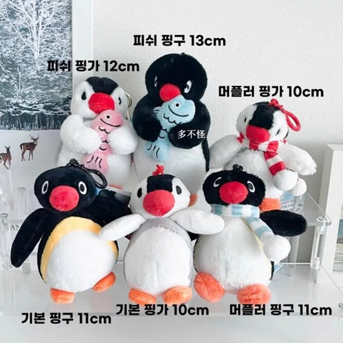 企鵝家族 Pingu 絨毛娃娃吊飾多造型商品圖