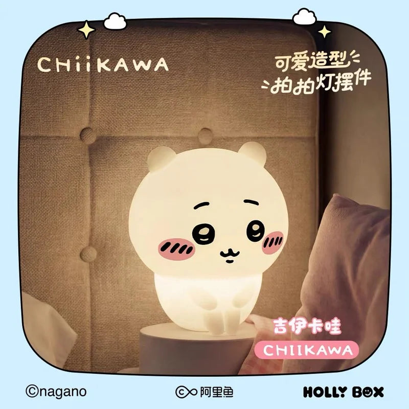 吉伊卡哇 Chiikawa 小八烏薩奇造型拍拍小夜燈 商品圖 3