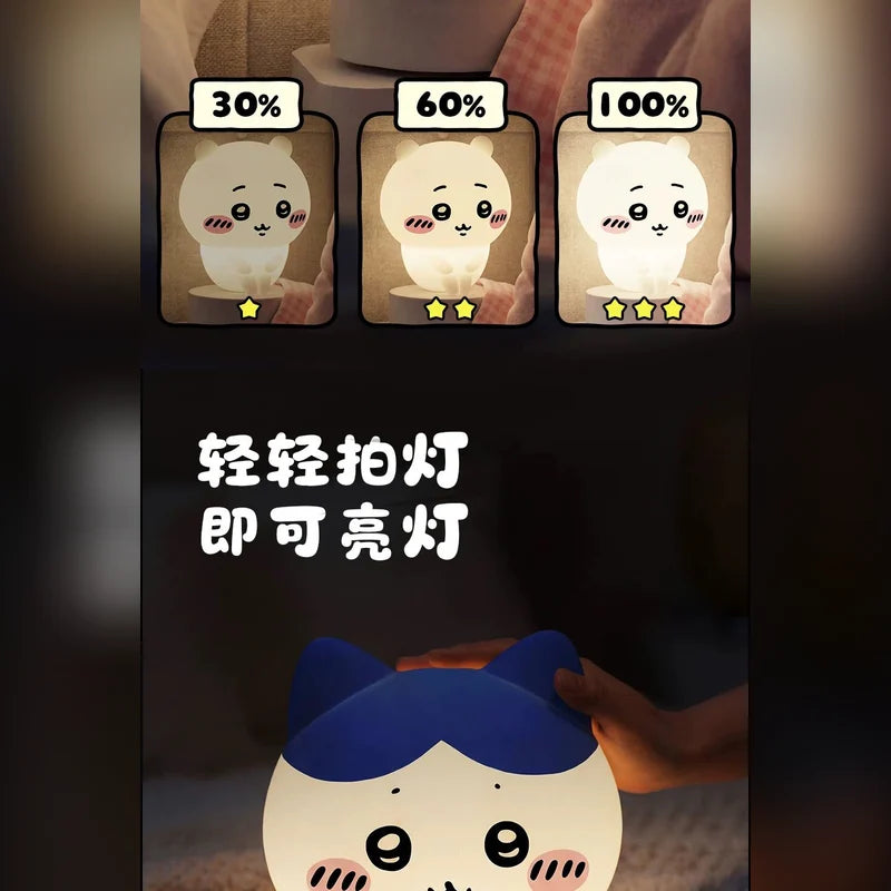 吉伊卡哇 Chiikawa 小八烏薩奇造型拍拍小夜燈 商品圖 7