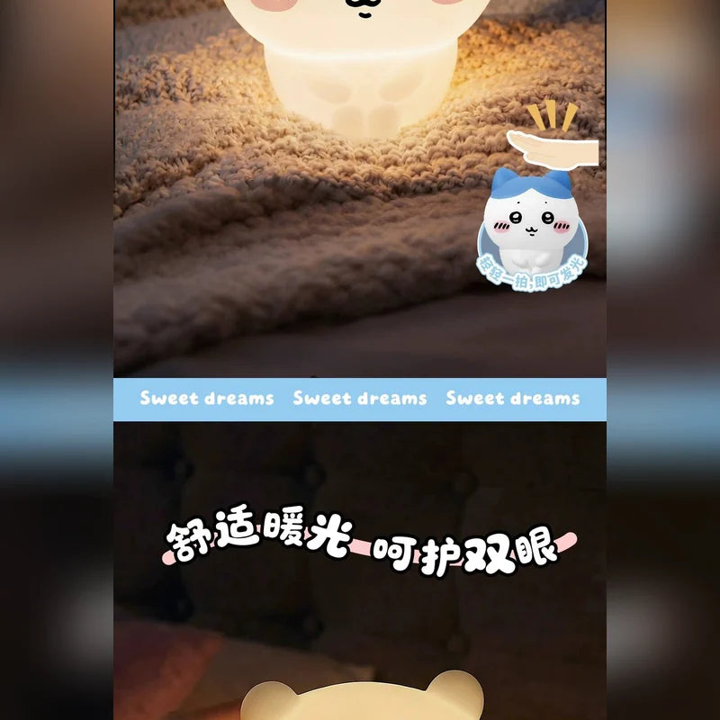吉伊卡哇 Chiikawa 小八烏薩奇造型拍拍小夜燈 商品圖 8