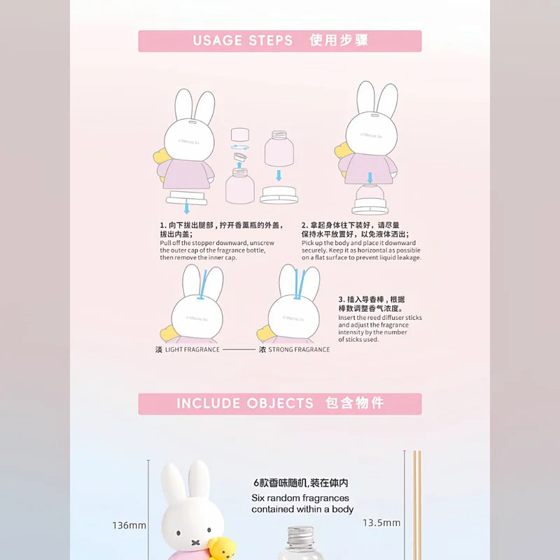 米菲 Miffy 香氣系列無火香薰公仔商品圖
