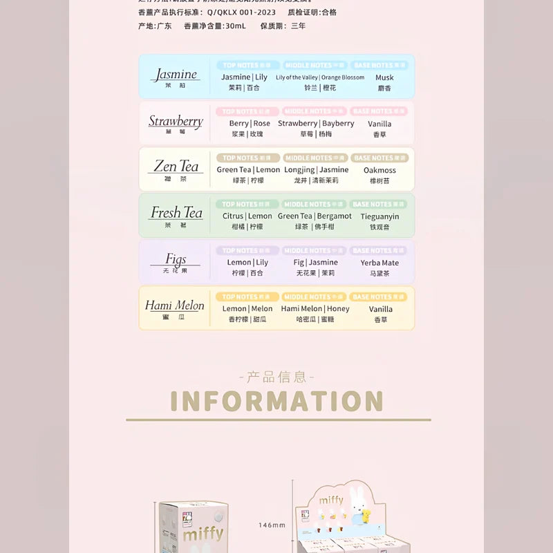 米菲 Miffy 香氣系列無火香薰公仔商品圖