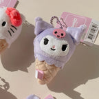 三麗鷗 Sanrio 五角色冰淇淋造型絨毛吊飾 8cm 商品圖 4