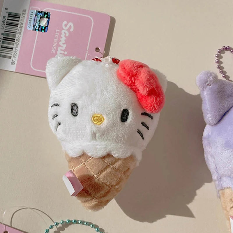 三麗鷗 Sanrio 五角色冰淇淋造型絨毛吊飾 8cm 商品圖 5
