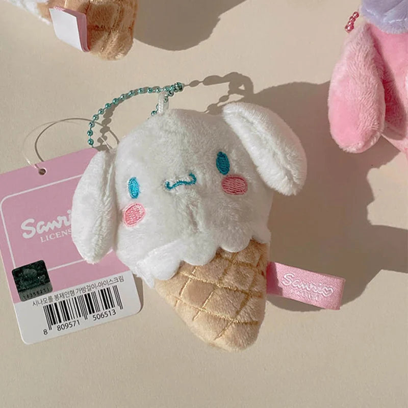 三麗鷗 Sanrio 五角色冰淇淋造型絨毛吊飾 8cm 商品圖 6