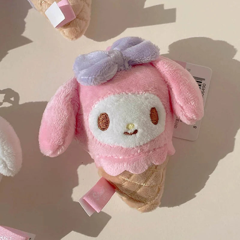 三麗鷗 Sanrio 五角色冰淇淋造型絨毛吊飾 8cm 商品圖 8