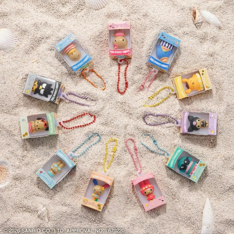 三麗鷗 Sanrio 萬代 Bandai 夏日曬黑泳衣米粒食玩吊飾盲盒 商品圖 1