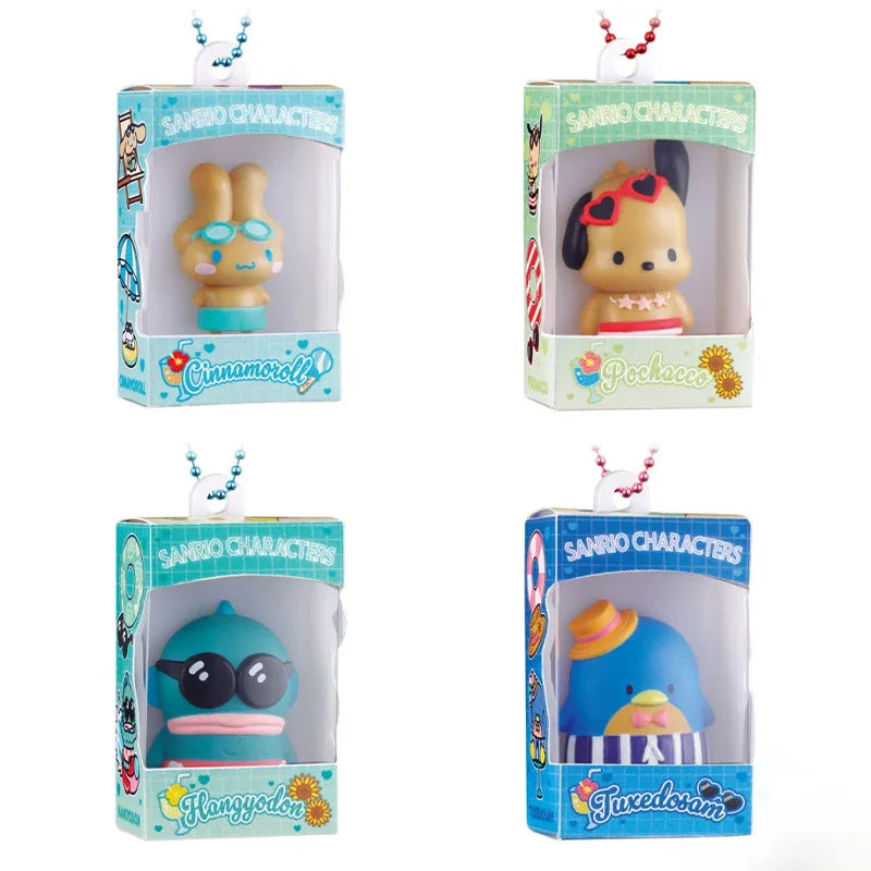 三麗鷗 Sanrio 萬代 Bandai 夏日曬黑泳衣米粒食玩吊飾盲盒 商品圖 3