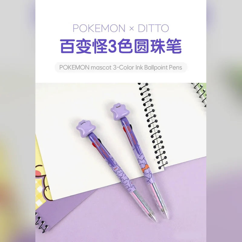 寶可夢 Pokémon 百變怪微笑表情包0.7mm三色原子筆 商品圖 6