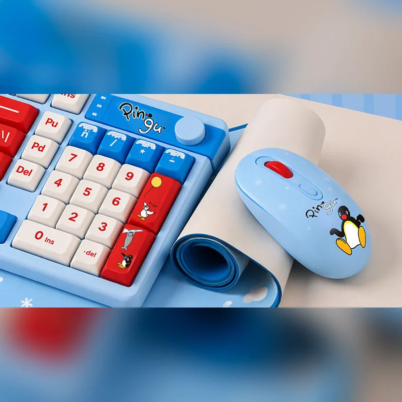 企鵝家族 Pingu 無線鍵盤滑鼠組 商品圖 2