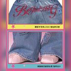 飛天小女警 The Powerpuff Girls BJHG 復古印花牛仔長褲 商品圖 40