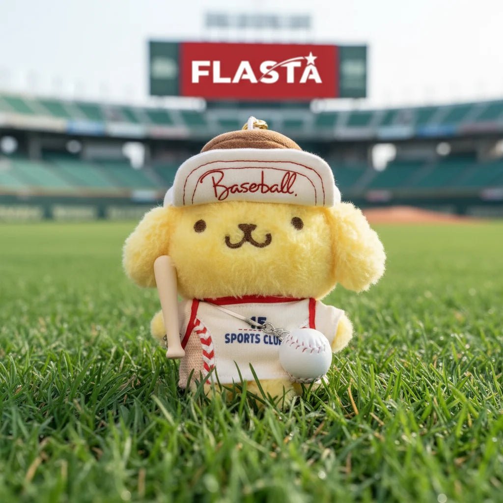 三麗鷗 | 布丁狗 FLASTA 棒球系列絨毛娃娃 | Sports Club 球衣款 - 圖5 | 潮巢 Nestory