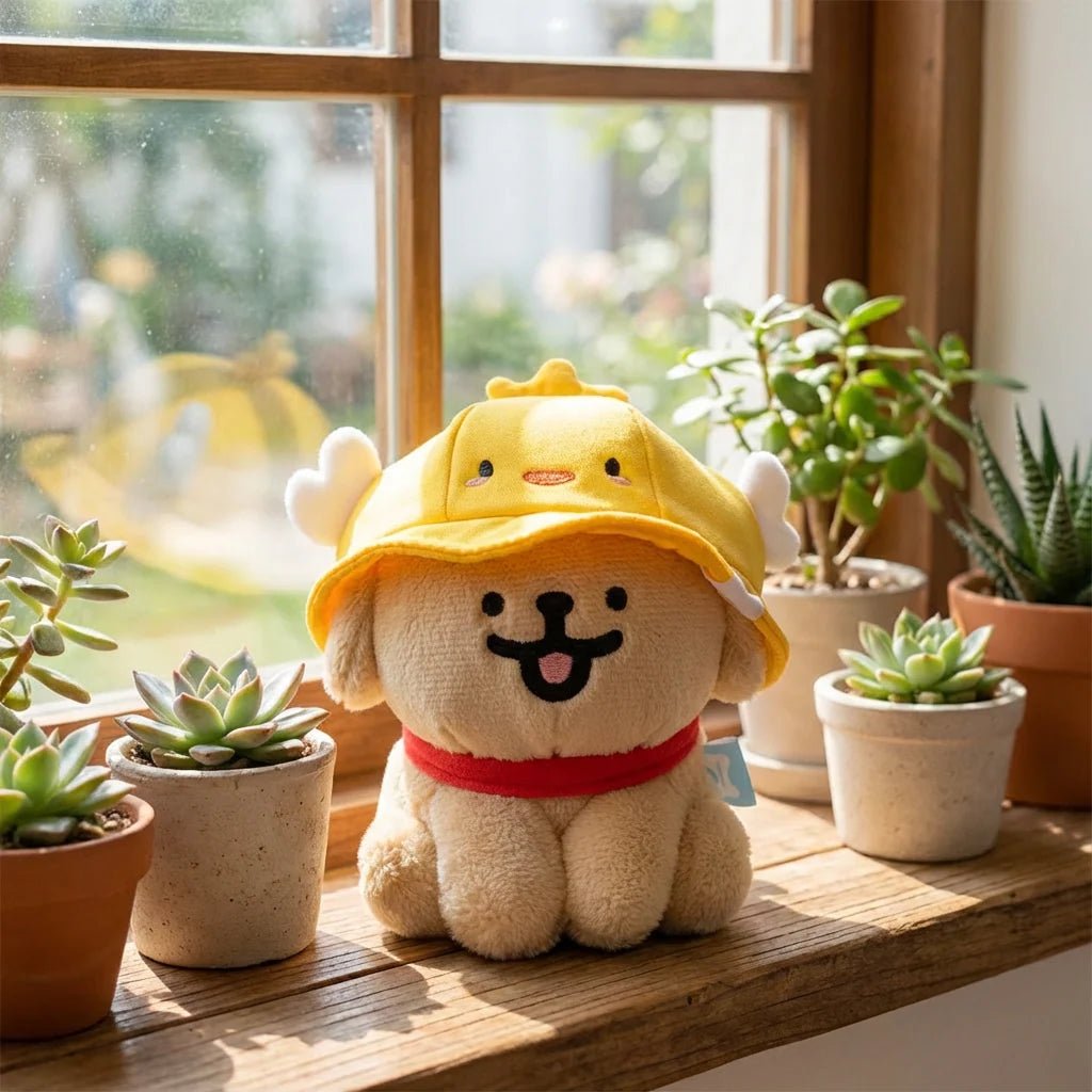 線條小狗  | 小金毛 Golden Retriever 棉花娃娃 | 10cm - 圖1 | 潮巢 Nestory